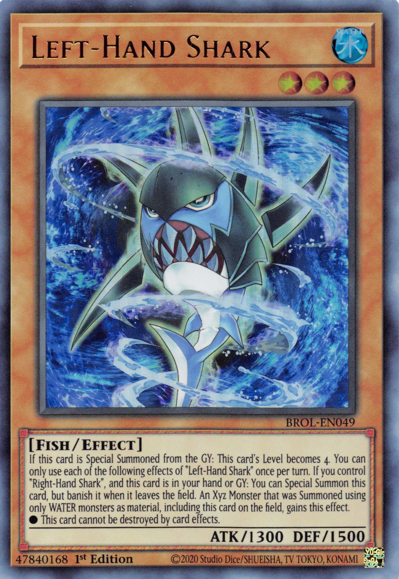 Left-Hand Shark [BROL-EN049] Ultra Rare | Black Swamp Games