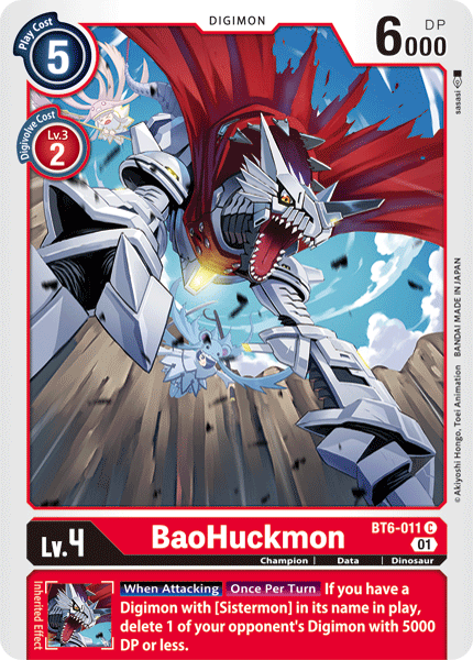 BaoHuckmon [BT6-011] [Double Diamond] | Black Swamp Games