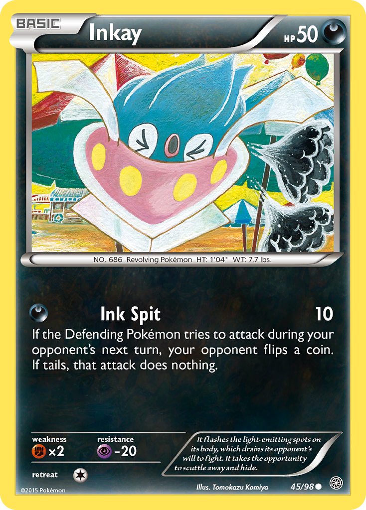 Inkay (45/98) [XY: Ancient Origins] | Black Swamp Games