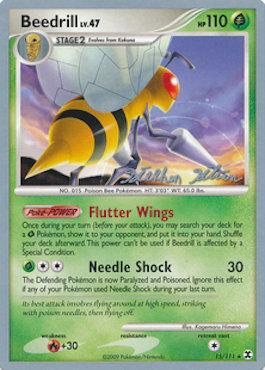 Beedrill LV.47 (15/111) (Luxdrill - Stephen Silvestro) [World Championships 2009] | Black Swamp Games