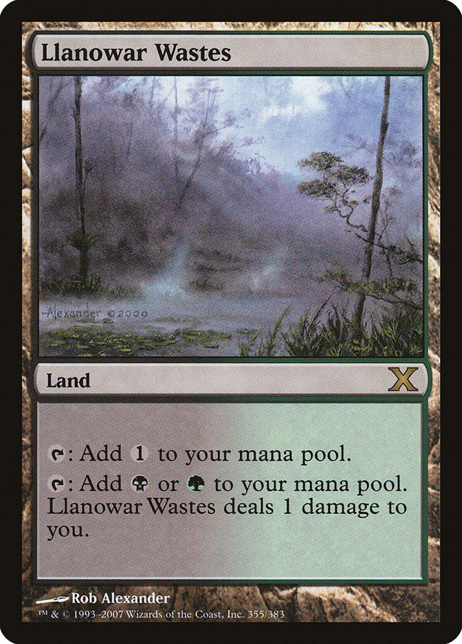 Llanowar Wastes [Tenth Edition] | Black Swamp Games