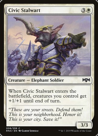 Civic Stalwart [Ravnica Allegiance] | Black Swamp Games