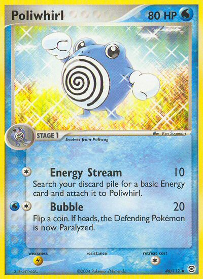 Poliwhirl (46/112) [EX: FireRed & LeafGreen] | Black Swamp Games