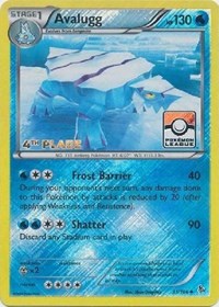 Avalugg (31/106) (League Promo 4th Place) [XY: Flashfire] | Black Swamp Games