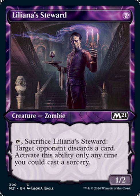 Liliana's Steward (Showcase) [Core Set 2021] | Black Swamp Games