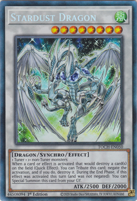 Stardust Dragon [TOCH-EN050] Collector's Rare | Black Swamp Games