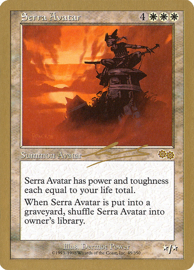 Serra Avatar (Nicolas Labarre) [World Championship Decks 2000] | Black Swamp Games