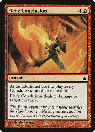 Fiery Conclusion [Ravnica: City of Guilds] | Black Swamp Games