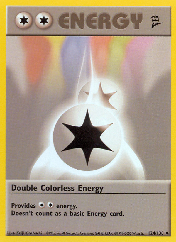 Double Colorless Energy (124/130) [Base Set 2] | Black Swamp Games