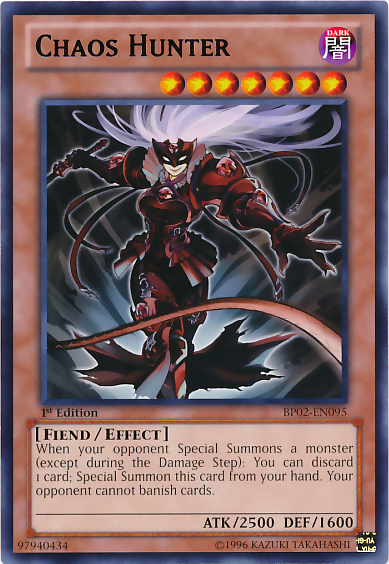 Chaos Hunter [BP02-EN095] Rare | Black Swamp Games