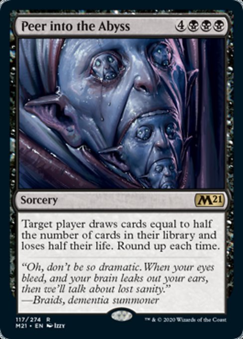 Peer Into the Abyss [Core Set 2021] | Black Swamp Games