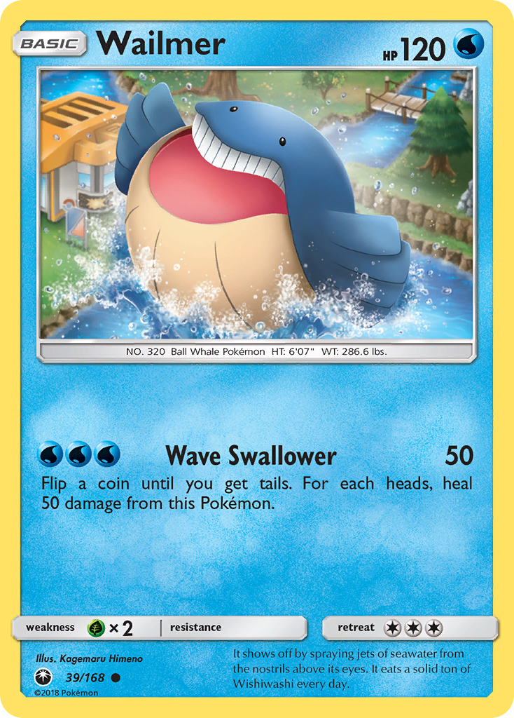 Wailmer (39/168) [Sun & Moon: Celestial Storm] | Black Swamp Games