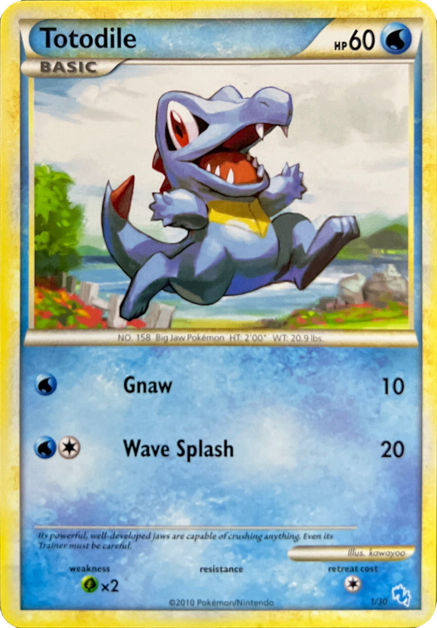 Totodile (1/30) [HeartGold & SoulSilver: Trainer Kit - Gyarados] | Black Swamp Games