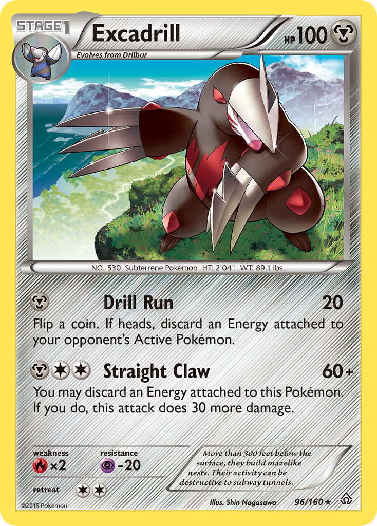 Excadrill (96/160) [XY: Primal Clash] | Black Swamp Games