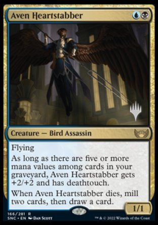 Aven Heartstabber (Promo Pack) [Streets of New Capenna Promos] | Black Swamp Games