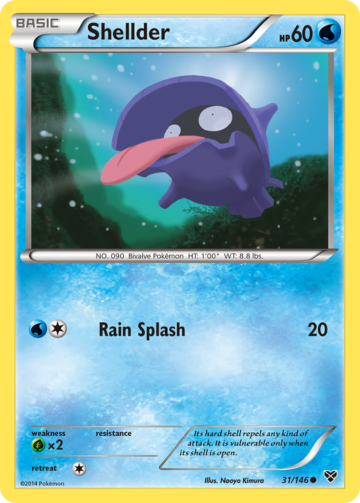 Shellder (31/146) [XY: Base Set] | Black Swamp Games