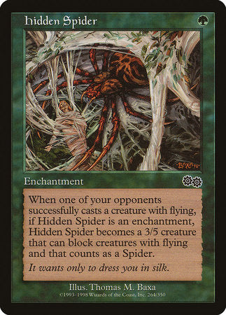 Hidden Spider [Urza's Saga] | Black Swamp Games