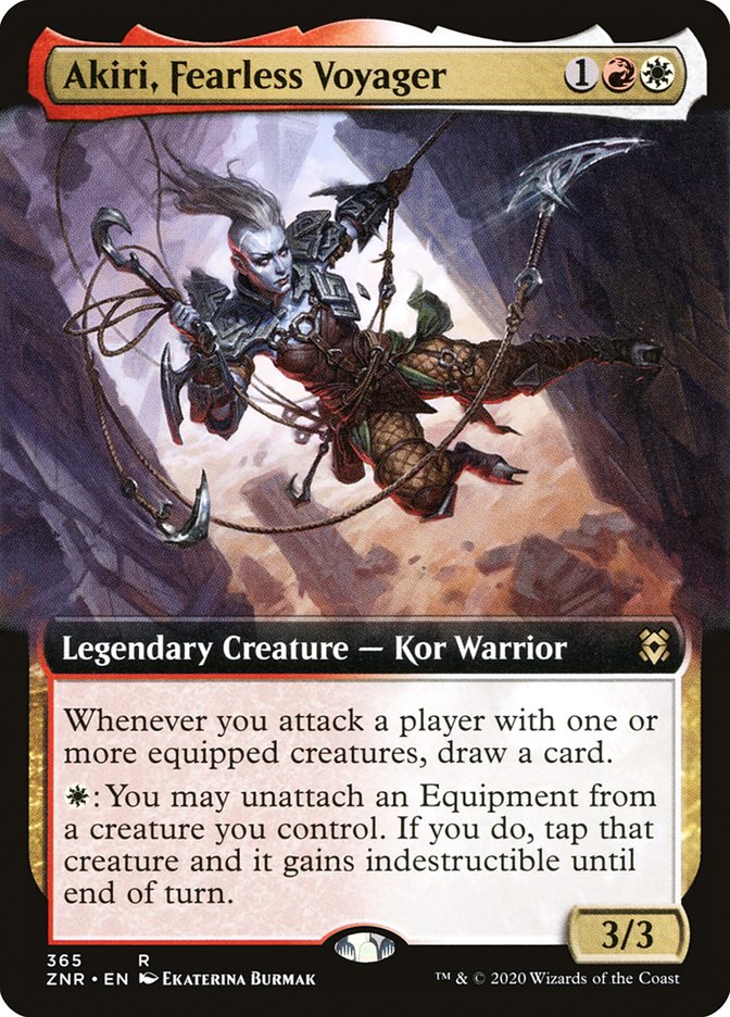 Akiri, Fearless Voyager (Extended Art) [Zendikar Rising] | Black Swamp Games