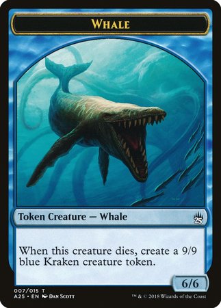 Whale Token (007) [Masters 25 Tokens] | Black Swamp Games
