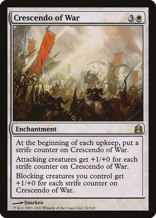 Crescendo of War [Commander 2011] | Black Swamp Games