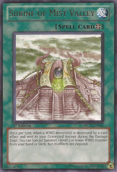 Shrine of Mist Valley [ORCS-EN060] Rare | Black Swamp Games