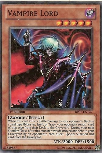 Vampire Lord [BP01-EN127] Starfoil Rare | Black Swamp Games