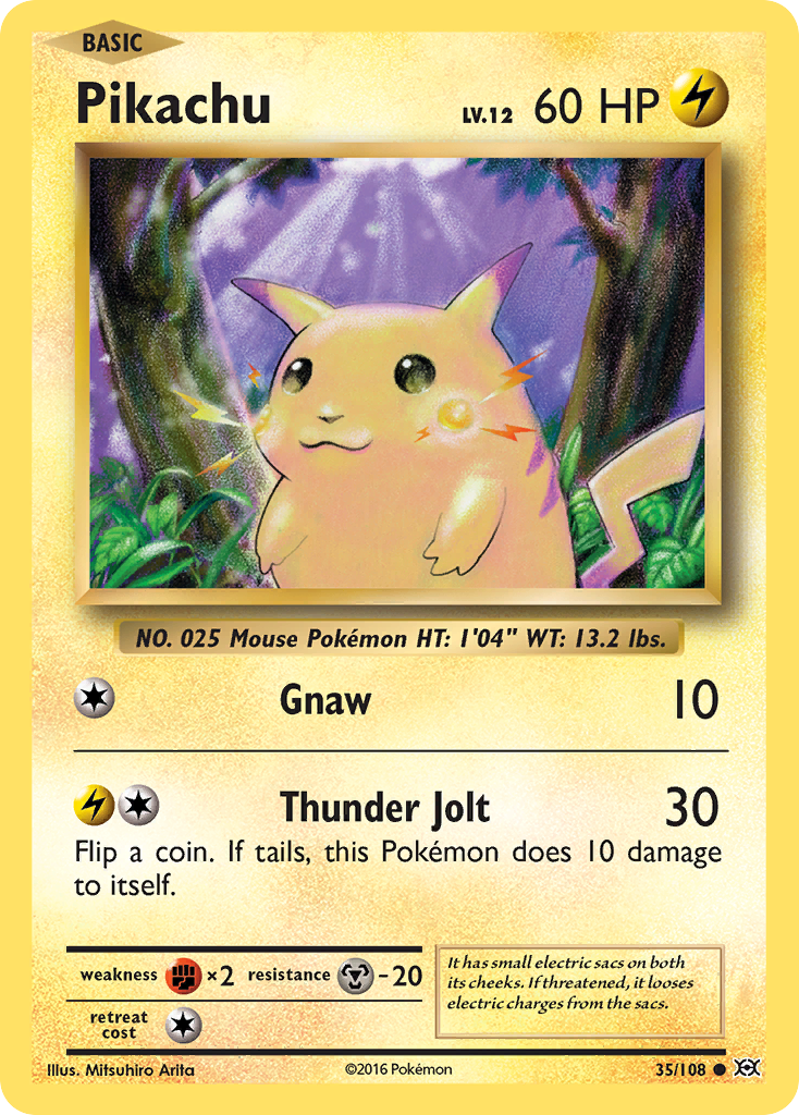 Pikachu (35/108) [XY: Evolutions] | Black Swamp Games