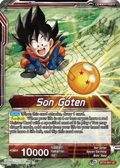 Son Goten // SS Son Goten, Kamehameha Miracle (BT15-001) [Saiyan Showdown Prerelease Promos] | Black Swamp Games