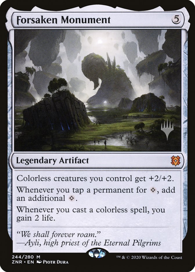 Forsaken Monument (Promo Pack) [Zendikar Rising Promos] | Black Swamp Games