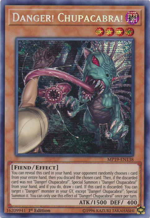 Danger! Chupacabra! [MP19-EN138] Prismatic Secret Rare | Black Swamp Games