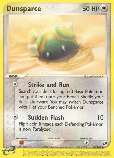 Dunsparce (60/100) [EX: Sandstorm] | Black Swamp Games