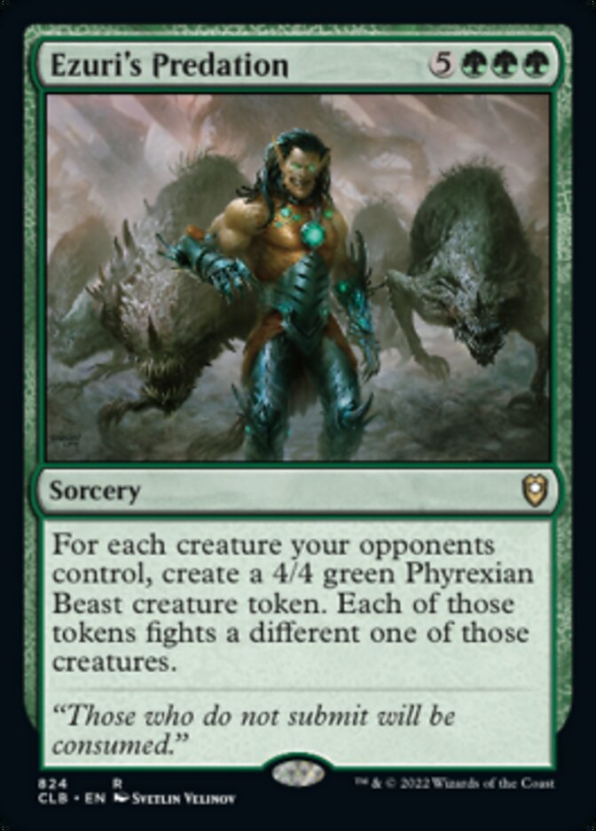 Ezuri's Predation [Commander Legends: Battle for Baldur's Gate] | Black Swamp Games