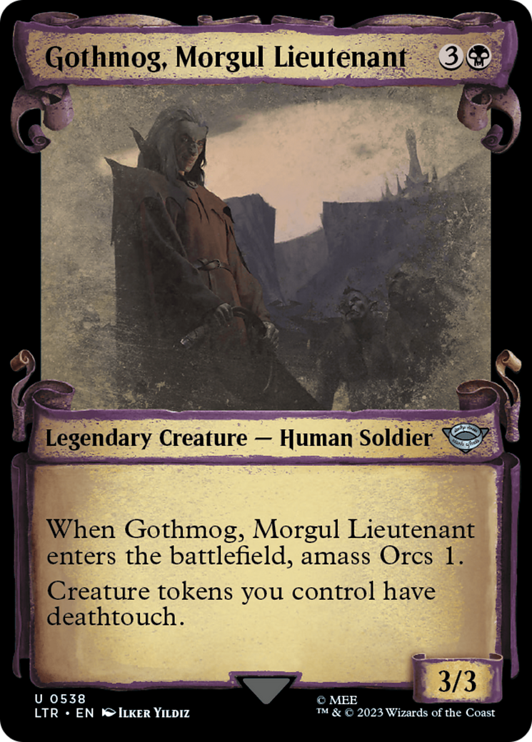 Gothmog, Morgul Lieutenant [The Lord of the Rings: Tales of Middle-Earth Showcase Scrolls] | Black Swamp Games