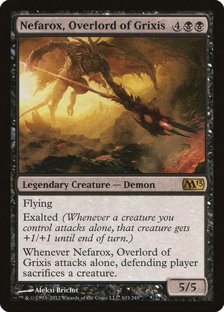 Nefarox, Overlord of Grixis [Magic 2013] | Black Swamp Games