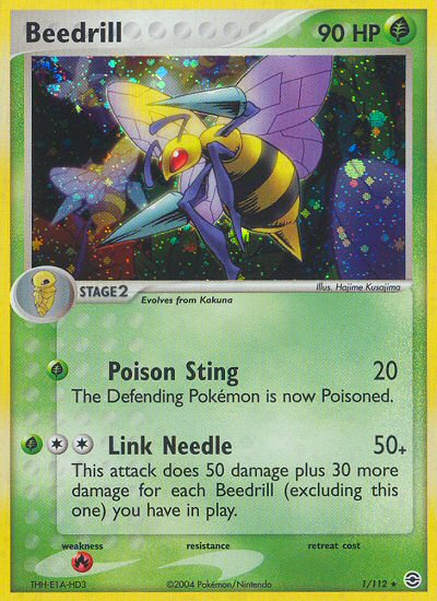 Beedrill (1/112) [EX: FireRed & LeafGreen] | Black Swamp Games