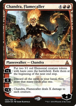 Chandra, Flamecaller [Oath of the Gatewatch Promos] | Black Swamp Games