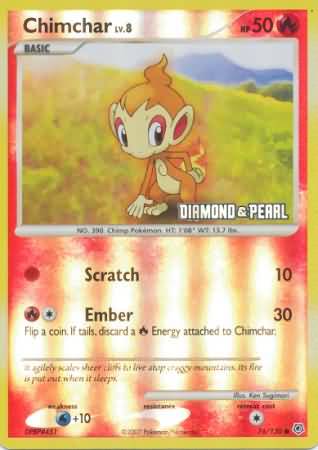 Chimchar (76/130) [Burger King Promos: 2008 Collection] | Black Swamp Games