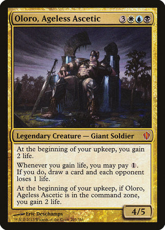 Oloro, Ageless Ascetic [Commander 2013] | Black Swamp Games