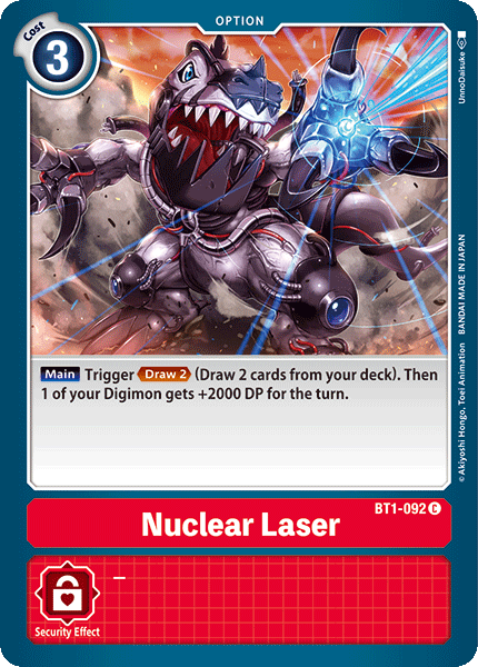 Nuclear Laser [BT1-092] [Release Special Booster Ver.1.0] | Black Swamp Games