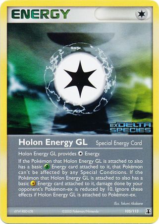 Holon Energy GL (105/113) (Stamped) [EX: Delta Species] | Black Swamp Games