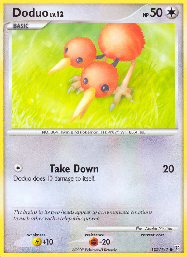 Doduo (102/147) [Platinum: Supreme Victors] | Black Swamp Games