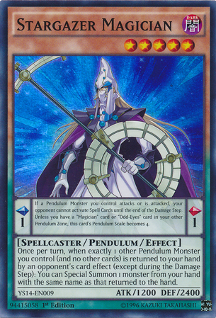 Stargazer Magician [YS14-EN009] Super Rare | Black Swamp Games