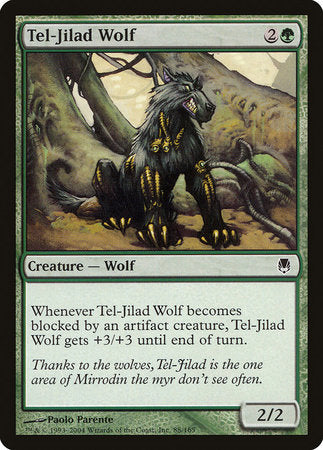 Tel-Jilad Wolf [Darksteel] | Black Swamp Games