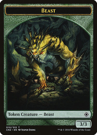 Beast Token [Conspiracy: Take the Crown Tokens] | Black Swamp Games