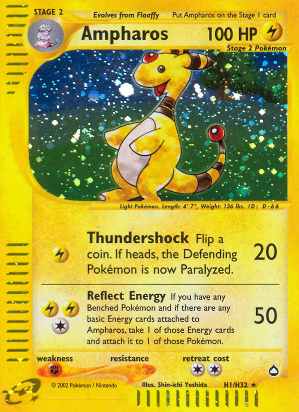 Ampharos (H1/H32) [Aquapolis] | Black Swamp Games