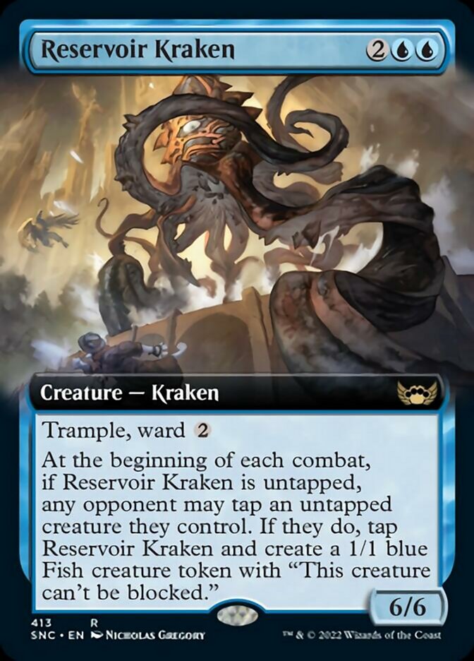 Reservoir Kraken (Extended Art) [Streets of New Capenna] | Black Swamp Games