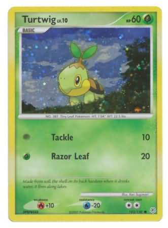 Turtwig (103/130) (Cosmos Holofoil) [Diamond & Pearl: Base Set] | Black Swamp Games