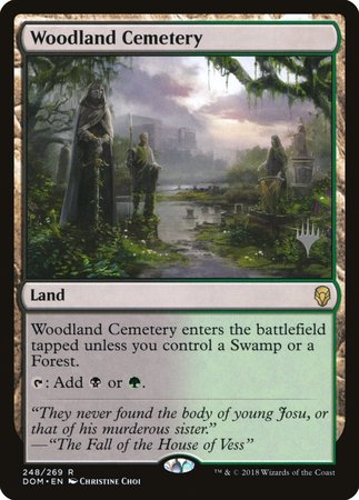 Woodland Cemetery [Dominaria Promos] | Black Swamp Games