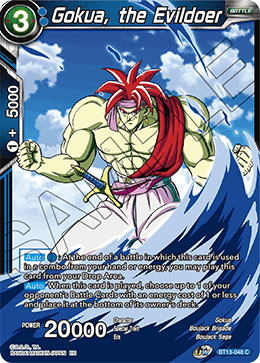 Gokua, the Evildoer (Common) [BT13-048] | Black Swamp Games