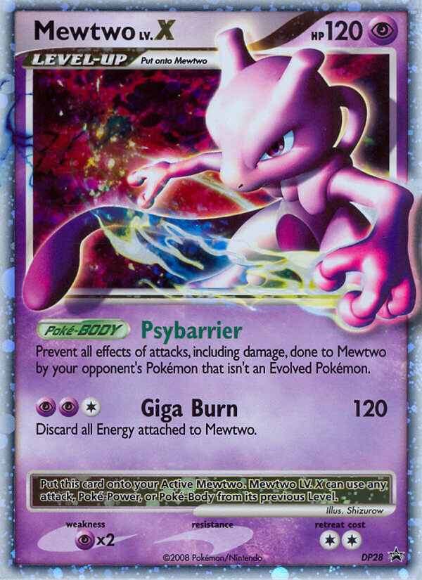 Mewtwo LV.X (DP28) [Diamond & Pearl: Black Star Promos] | Black Swamp Games